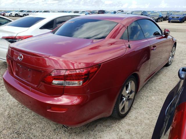 Photo 4 from auction – 2010 LEXUS IS 350 with VIN JTHFE2C21A2504162