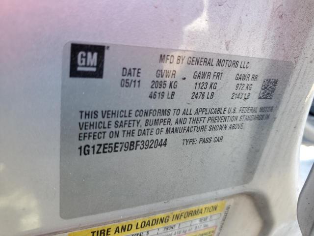 Photo 10 from auction – 2011 CHEVROLET MALIBU LTZ with VIN 1G1ZE5E79BF392044