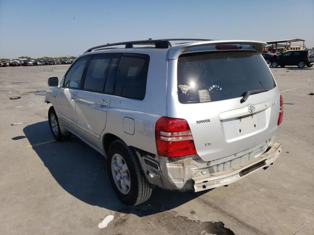 Photo 3 from auction – 2002 TOYOTA HIGHLANDER with VIN JTEGF21A720055091