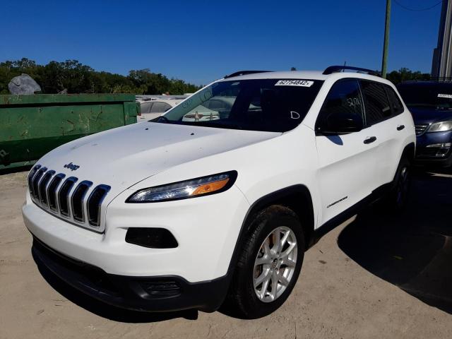Photo 2 from auction – 2016 JEEP CHEROKEE S with VIN 1C4PJLAB9GW376846