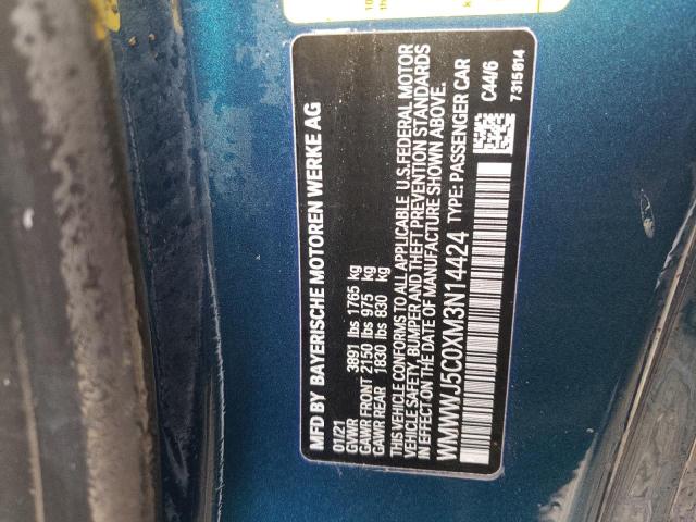 Photo 10 from auction – 2021 MINI COOPER S with VIN WMWWJ5C0XM3N14424