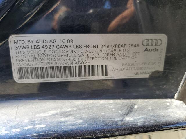 Foto 10 de la subasta – 2010 AUDI A4 PREMIUM con VIN WAUBFAFL7AN027650