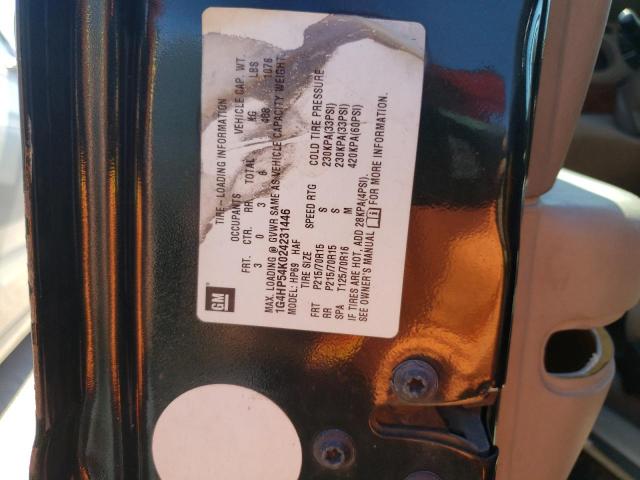 Photo 10 from auction – 2002 BUICK LESABRE CU with VIN 1G4HP54K024231446