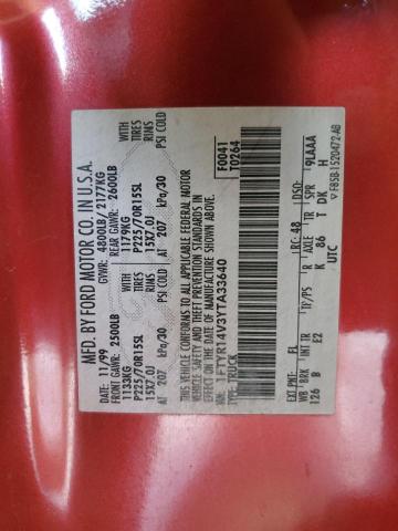 Photo 10 from auction – 2000 FORD RANGER SUP with VIN 1FTYR14V3YTA33640