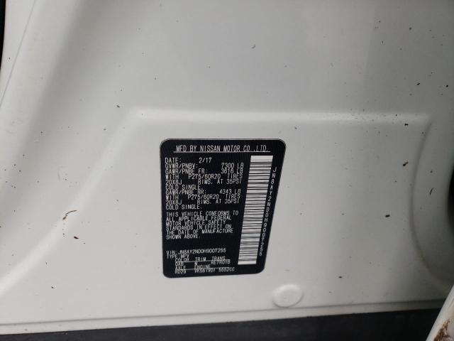 Photo 10 from auction – 2017 NISSAN ARMADA SV with VIN JN8AY2ND0H9007255