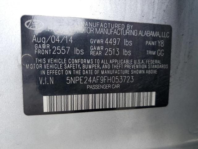 Photo 10 from auction – 2015 HYUNDAI SONATA SE with VIN 5NPE24AF9FH053723
