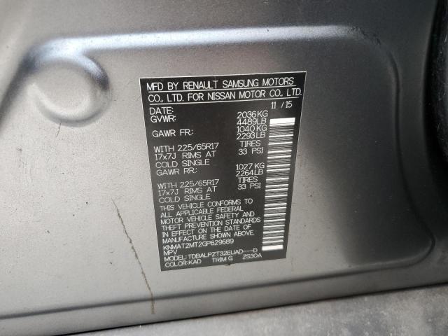Photo 10 from auction – 2016 NISSAN ROGUE S with VIN KNMAT2MT2GP629689
