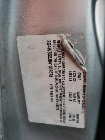 Photo 10 from auction – 2004 BUICK CENTURY CU with VIN 2G4WS52J841309678
