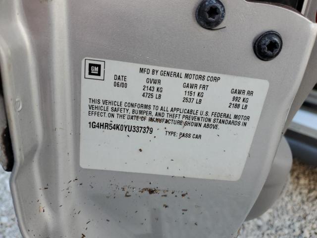 Photo 10 from auction – 2000 BUICK LESABRE LI with VIN 1G4HR54K0YU337379