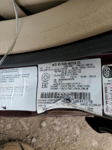 Photo 10 from auction – 2012 FORD FUSION with VIN 3FAHP0HA6CR423798