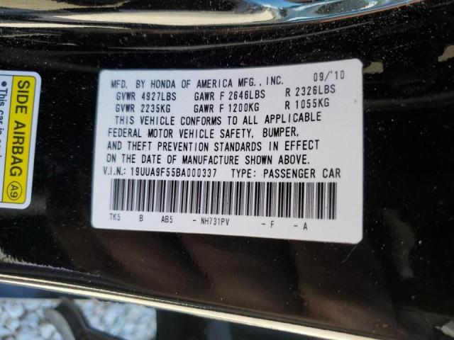 Photo 10 from auction – 2011 ACURA TL with VIN 19UUA9F55BA000337