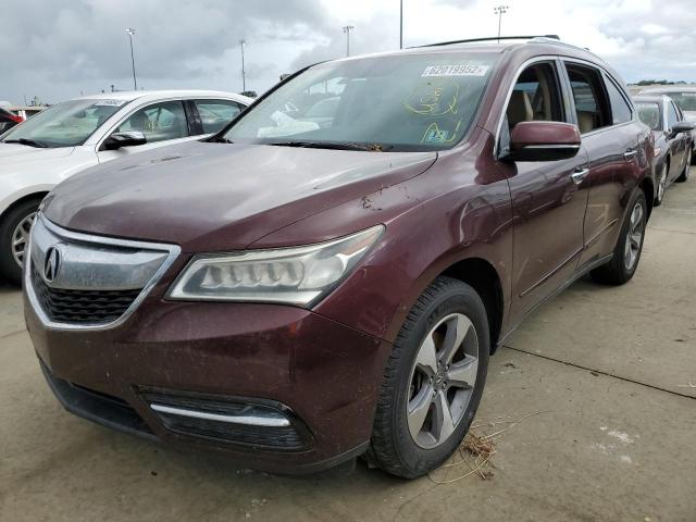Photo 2 from auction – 2014 ACURA MDX with VIN 5FRYD3H20EB013367