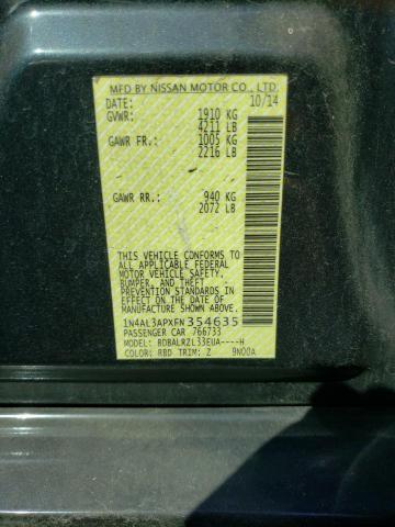 Photo 10 from auction – 2015 NISSAN ALTIMA 2.5 with VIN 1N4AL3APXFN354635