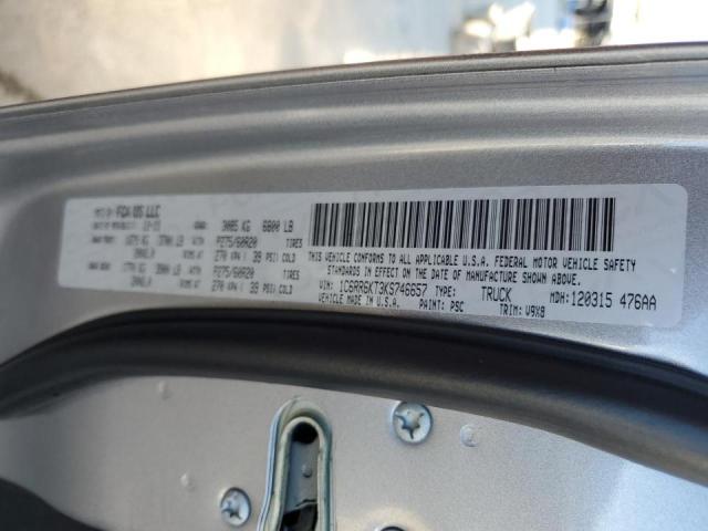 Photo 10 from auction – 2019 RAM 1500 CLASS with VIN 1C6RR6KT3KS746657