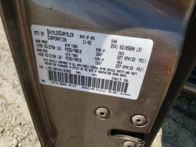Photo 10 from auction – 2004 JEEP LIBERTY RE with VIN 1J4GL38KX4W182882