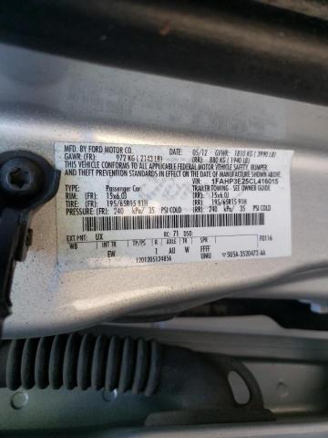 Photo 10 from auction – 2012 FORD FOCUS S with VIN 1FAHP3E25CL416015