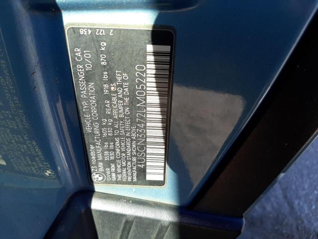 Photo 10 from auction – 2002 BMW Z3 2.5 with VIN 4USCN33472LM05220