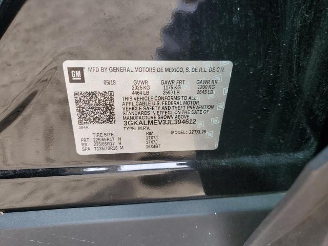 Photo 10 from auction – 2018 GMC TERRAIN SL with VIN 3GKALMEV3JL394612