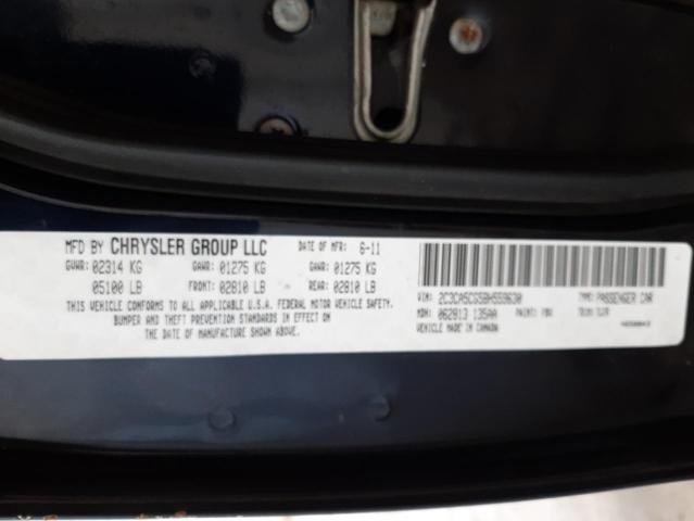 Photo 10 from auction – 2011 CHRYSLER 300 LIMITE with VIN 2C3CA5CG5BH559630