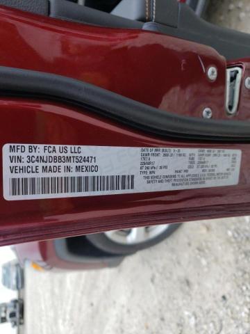 Photo 10 from auction – 2021 JEEP COMPASS LA with VIN 3C4NJDBB3MT524471