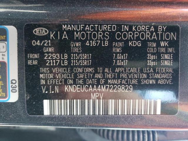 Photo 10 from auction – 2021 KIA SELTOS S with VIN KNDEUCAA4M7229829