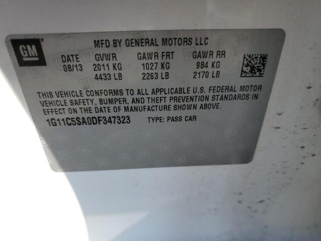 Photo 10 from auction – 2013 CHEVROLET MALIBU 1LT with VIN 1G11C5SA0DF347323