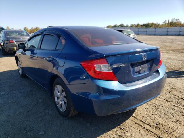 Photo 3 from auction – 2012 HONDA CIVIC LX with VIN 2HGFB2F56CH571206