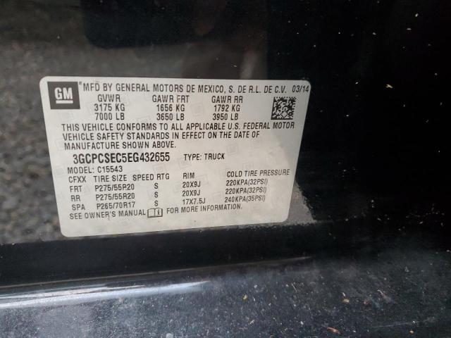 Photo 10 from auction – 2014 CHEVROLET SILVERADO with VIN 3GCPCSEC5EG432655
