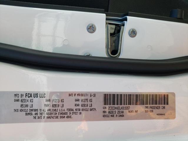 Photo 10 from auction – 2018 DODGE CHARGER SX with VIN 2C3CDXHG5JH319357