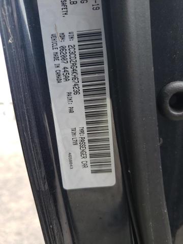 Photo 10 from auction – 2019 DODGE CHALLENGER with VIN 2C3CDZAG4KH674236
