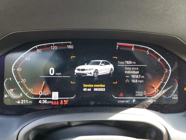 Photo 8 from auction – 2022 BMW 330I with VIN 3MW5R7J09N8C23988
