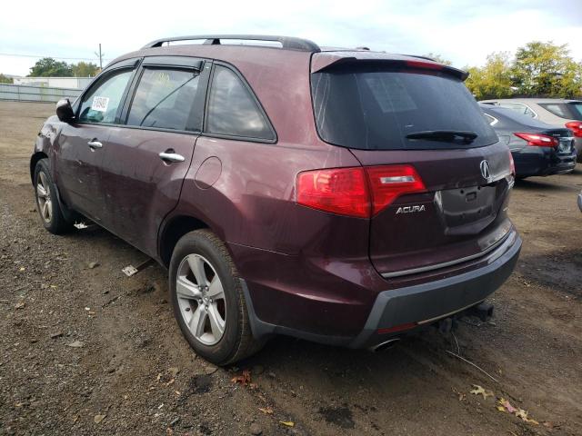 Photo 3 from auction – 2007 ACURA MDX TECHNO with VIN 2HNYD283X7H551912