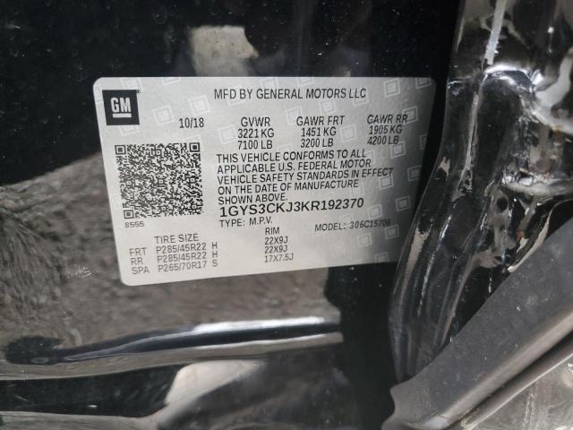 Photo 10 from auction – 2019 CADILLAC ESCALADE P with VIN 1GYS3CKJ3KR192370