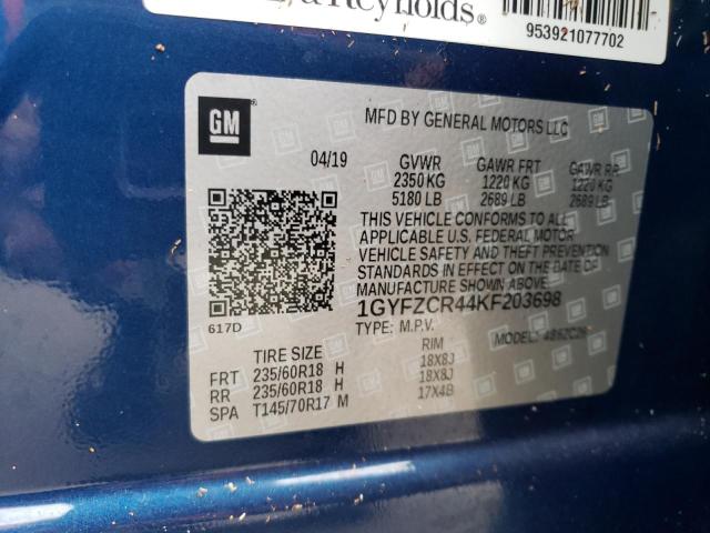 Photo 10 from auction – 2019 CADILLAC XT4 PREMIU with VIN 1GYFZCR44KF203698