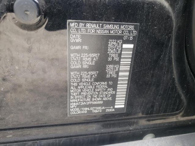 Photo 10 from auction – 2015 NISSAN ROGUE S with VIN KNMAT2MV2FP586889