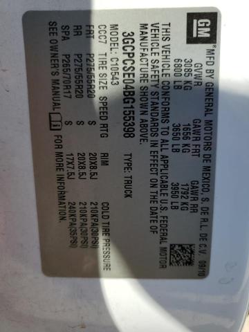 Photo 10 from auction – 2011 CHEVROLET SILVERADO with VIN 3GCPCSE04BG155398