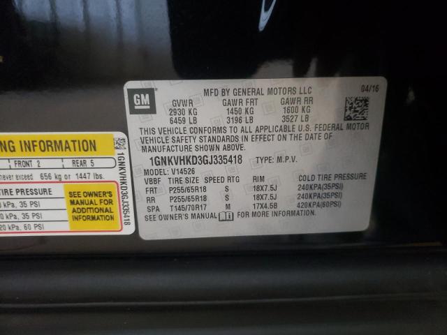 Photo 10 from auction – 2016 CHEVROLET TRAVERSE with VIN 1GNKVHKD3GJ335418