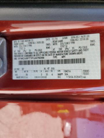 Photo 10 from auction – 2015 FORD ESCAPE S with VIN 1FMCU0F71FUA76099