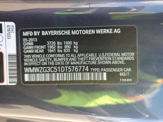 Photo 10 from auction – 2013 MINI COOPER S C with VIN WMWZG3C51DT576774