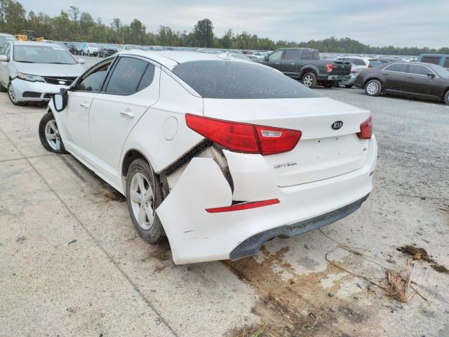 Photo 3 from auction – 2015 KIA OPTIMA LX with VIN KNAGM4A79F5552367
