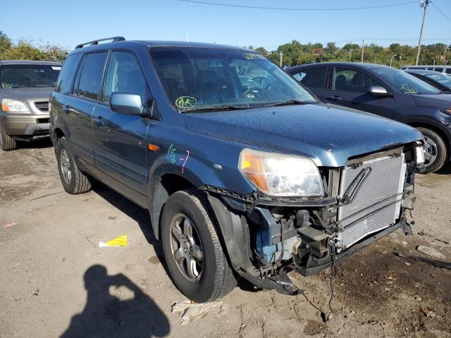 HONDA PILOT EX 2006 with VIN 5FNYF18656B002210 - Photo from auction