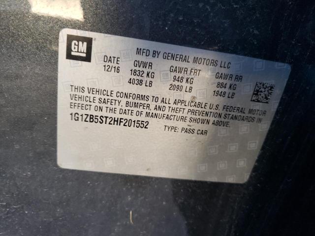 Photo 10 from auction – 2017 CHEVROLET MALIBU LS with VIN 1G1ZB5ST2HF201552