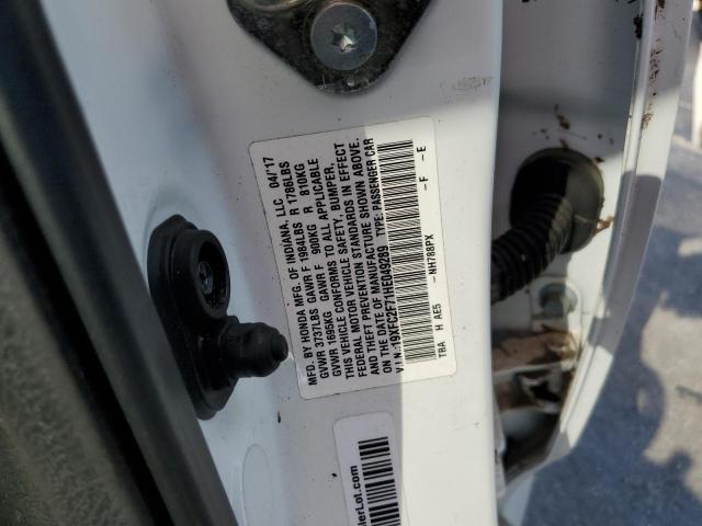 Photo 10 from auction – 2017 HONDA CIVIC EX with VIN 19XFC2F71HE049289