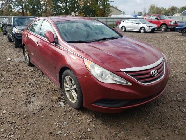 HYUNDAI SONATA GLS 2014 with VIN 5NPEB4AC8EH839968 - Photo from auction
