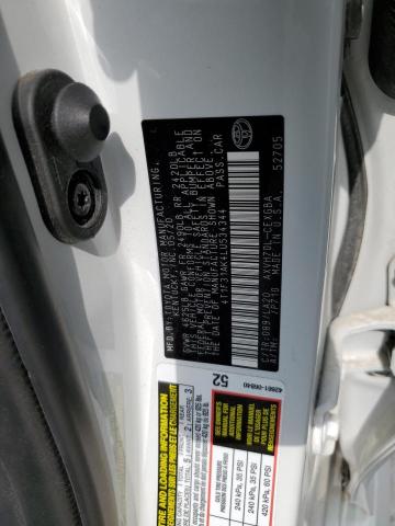 Photo 10 from auction – 2020 TOYOTA CAMRY XLE with VIN 4T1F31AK4LU534344