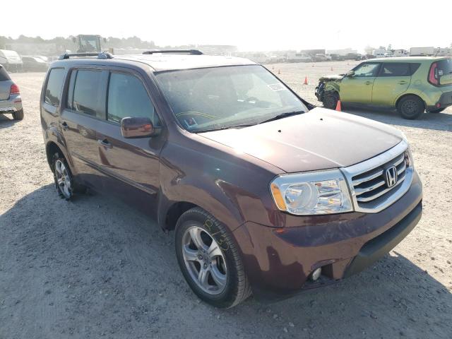 HONDA PILOT EXL 2013 with VIN 5FNYF3H53DB010628 - Photo from auction