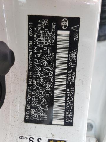 Photo 10 from auction – 2012 TOYOTA PRIUS V with VIN JTDZN3EUXC3027456