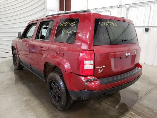 Photo 3 from auction – 2016 JEEP PATRIOT SP with VIN 1C4NJRBB1GD556312