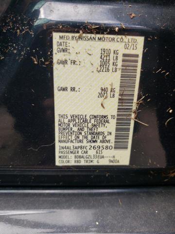 Photo 10 from auction – 2015 NISSAN ALTIMA 2.5 with VIN 1N4AL3AP8FC269580