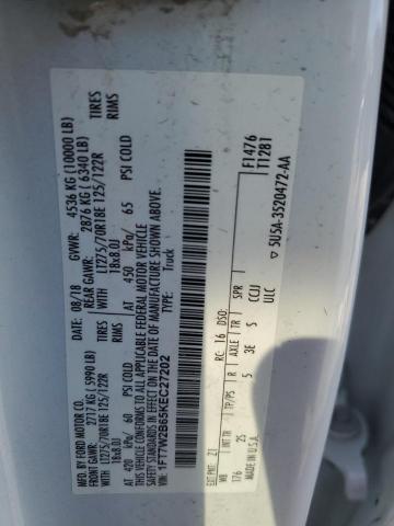 Photo 10 from auction – 2019 FORD F250 SUPER with VIN 1FT7W2B65KEC27202